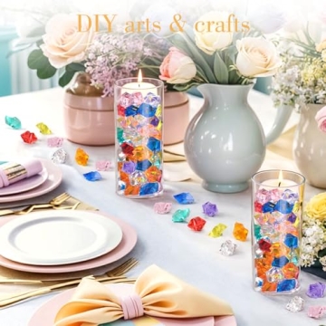 Transform Decor with DomeStar 150PCS Fake Ice Rocks