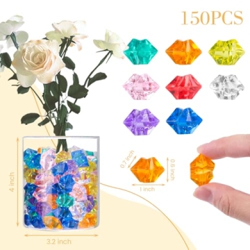 Transform Decor with DomeStar 150PCS Fake Ice Rocks