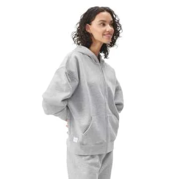 Florence By Mills Women's Oversized Zip Hoodie for Comfort