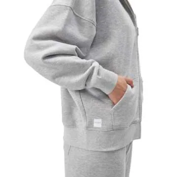 Florence By Mills Women's Oversized Zip Hoodie for Comfort