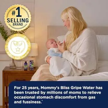 Mommy's Bliss Gripe Water Night Time, Safe Gas Relief for Infants