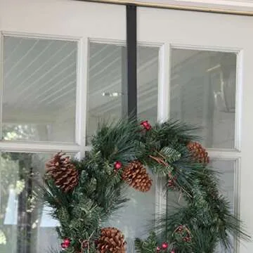 Haute Decor Adjustable Wreath Hanger - 2 Pack Stylish Hooks