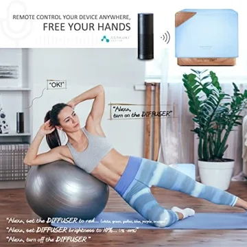 ASAKUKI Smart WiFi Essential Oil Diffuser