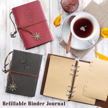MALEDEN Refillable Travel Journal for Creative Minds