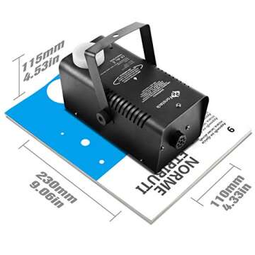 Fansteck 500W Fog Machine with Remote for Halloween