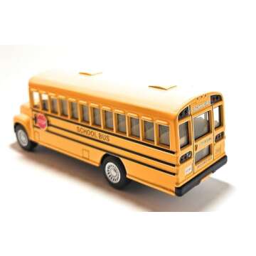 KiNSMART Yellow School Bus Die Cast Model Toy Car