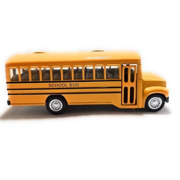 KiNSMART Yellow School Bus Die Cast Model Toy Car