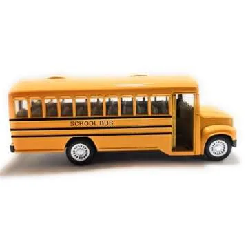 KiNSMART Yellow School Bus Die Cast Model Toy Car