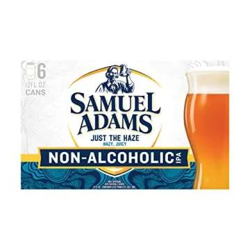 SAMUEL ADAMS Non-Alcoholic Just the Haze 6pk of Refreshing Beer