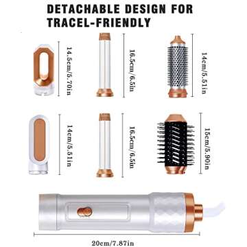Yitrust 6 in 1 Hot Air Brush for Women - 1000 Watts