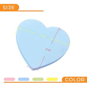 Heart Shape Sticky Notes - Cute & Practical Memo Pads