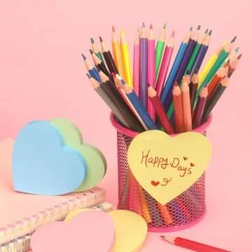Heart Shape Sticky Notes - Cute & Practical Memo Pads