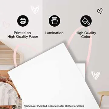 MARIA Safari Nursery Decor, Set of 4 UNFRAMED Flower Crown Watercolor Nursery Wall Art, Jungle Theme Baby Room Decor, Baby Girls & Boys Nursery Decor, Woodland Nursery Decor (8 x10 inches)