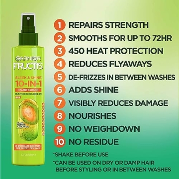 Garnier Fructis Sleek & Shine Spray for Frizzy Hair 10-in-1