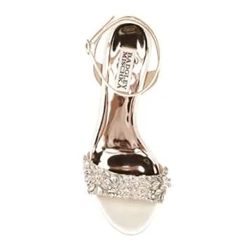 Badgley Mischka Women's Richelle Heeled Sandal, Mint, 9