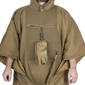 Helikon-Tex Swagman Roll Military Poncho, Bushcraft Line - Multi-Purpose Rain Poncho & Emergency Pon...