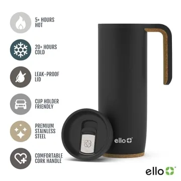 Ello Magnet 18oz Stainless Steel Travel Mug