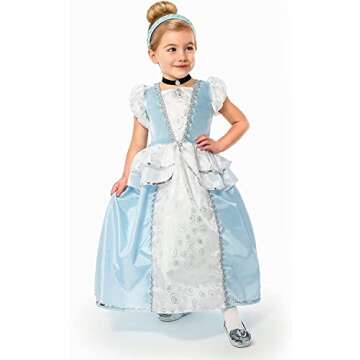 Little Adventures Cinderella Headband and Choker Necklace Accessory Set Blue