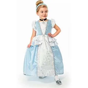 Little Adventures Cinderella Headband and Choker Necklace Accessory Set Blue