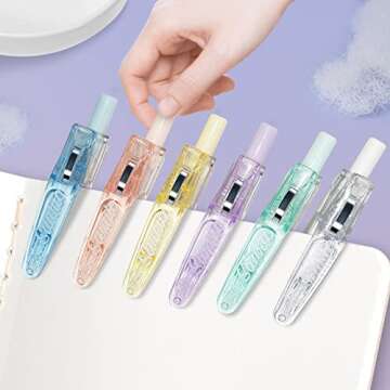 Kawaii Cartoon Pens Set - 6 Pcs Adorable School Supplies