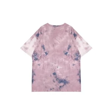 Remidoo Women's Tie Dye Oversized Graphic Tee - Stylish & Comfy