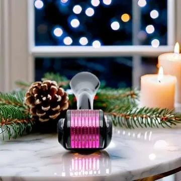 Titanium Needle Roller for Face Hair Beard - 540 Needles