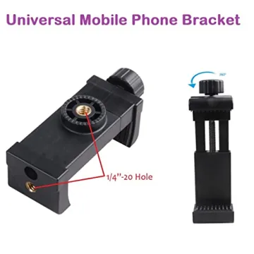 AceTaken Webcam Light Stand with Adjustable 6'' LED Ring Light