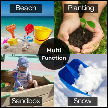 4E's Beach Shovels Set for Kids - Durable Fun & Garden Tool