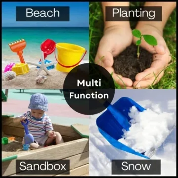 4E's Beach Shovels Set for Kids - Durable Fun & Garden Tool