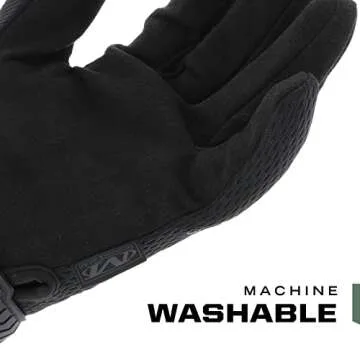 Mechanix Wear: The Original Covert Tactical Work Gloves with Secure Fit, Flexible Grip for Multi-Purpose Use, Durable Touchscreen Safety Gloves for Men (Black, Medium)