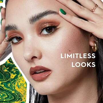 Urban Decay x Marvel Studios She-Hulk Mini Eyeshadow Palette - 6 Limited-Edition Matte & Moondust FX Shimmer Shades - Ultra-Blendable & Richly Pigmented - Vegan