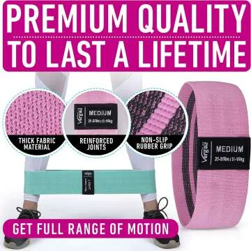 Versatile Resistance Bands Set with Guide for Fitness