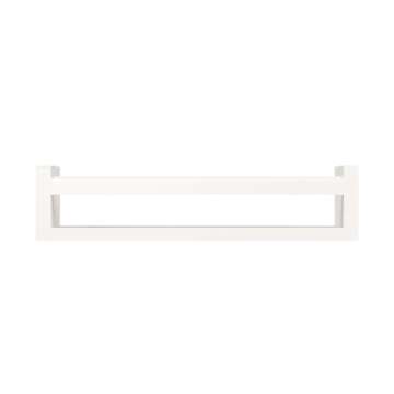 Versatile 3-Pack White Floating Nursery Shelves for Organization