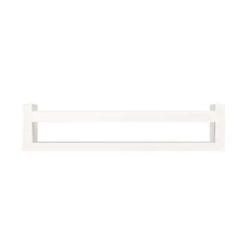 Versatile 3-Pack White Floating Nursery Shelves for Organization