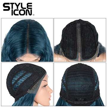 Style Icon 41" Lace Front Wig - Long & Wavy Synthetic Hair