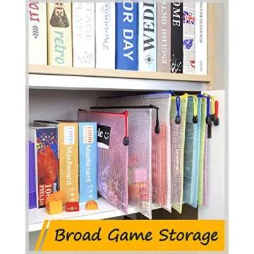 SUNEE Mesh Zipper Pouch 11x16 in (10 Colors, 30 Packs), Large Mesh Zipper Pouch Bags for School Office Supplies, Puzzles & Games, Travel Accessories, Waterproof Zipper Pouches for Organizing