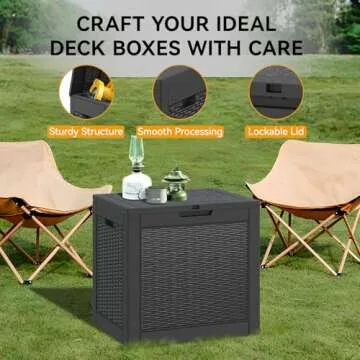KAMABOKO 31 Gallon Waterproof Outdoor Storage Box