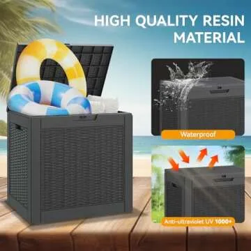 KAMABOKO 31 Gallon Waterproof Outdoor Storage Box