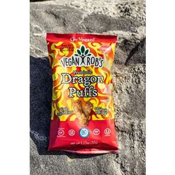 Vegan Rob's Crunchy Dragon Puffs, Snack Size 12 Count