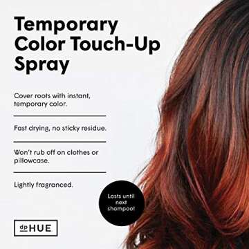 dpHUE Color Touch-Up Spray - Copper, 2.5 oz - Root Cover Up Spray with Dual-Action Nozzle for Precise Root Touch Up & Fast, Total Hair Cover - Gluten-Free, Vegan