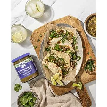 Fody Foods Keto-Friendly Salsa Verde, Fire Roasted, Low Fodmap Certified, Sensitive Recipe, Gut & IBS Friendly, 16 Ounce, Packaging May Vary