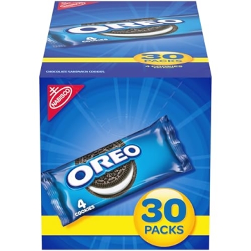 OREO Cookie Snack Packs - 30 Chocolate Treats