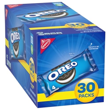 OREO Cookie Snack Packs - 30 Chocolate Treats