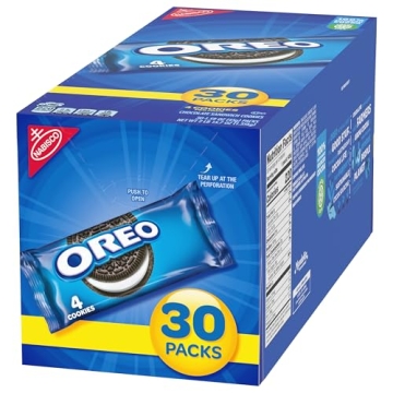 OREO Cookie Snack Packs - 30 Chocolate Treats