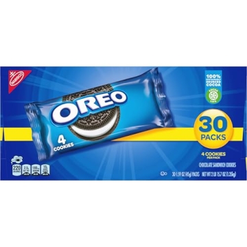 OREO Cookie Snack Packs - 30 Chocolate Treats