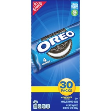 OREO Cookie Snack Packs - 30 Chocolate Treats