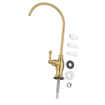 Brushed Gold Drinking Water Purifier Faucet for Home