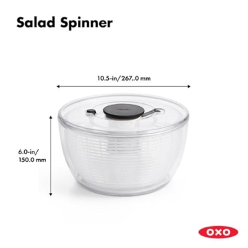 OXO Good Grips Large Salad Spinner 6.22 Qt