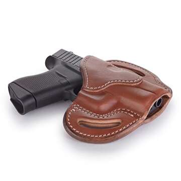1791 Glock 43 Holster - Premium OWB Leather Comfort