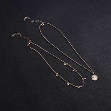 LILIE&WHITE Vintage Coin Pendant Necklace for Women